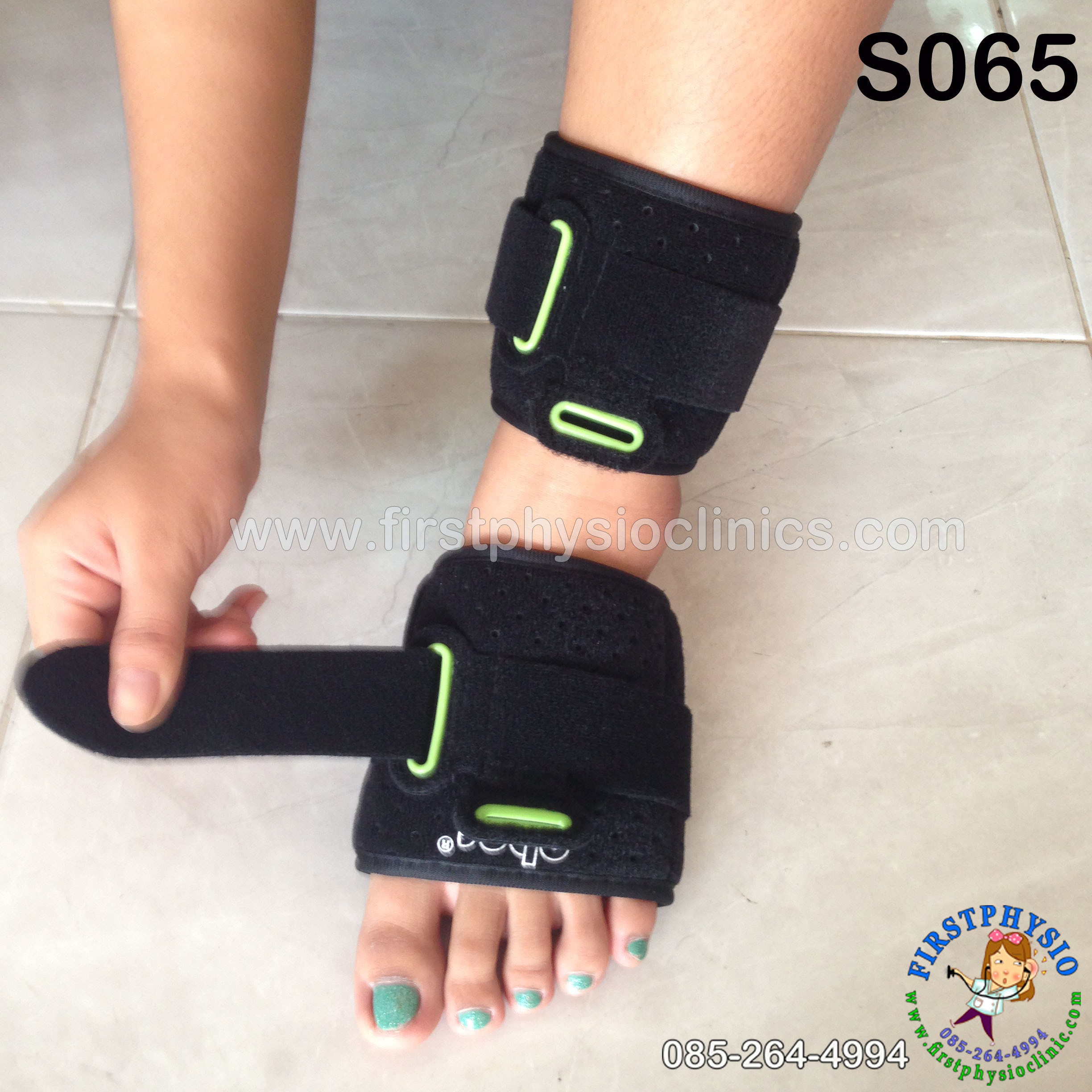 สายรัดกระดกเท้า (Foot up)/อุปกรณ์กันปลายเท้าตก/เท้าแกว่ง/สายรัดพยุงข้อเท้า/สายรัดพยุงปลายเท้า/ที่ประคองปลายเท้า