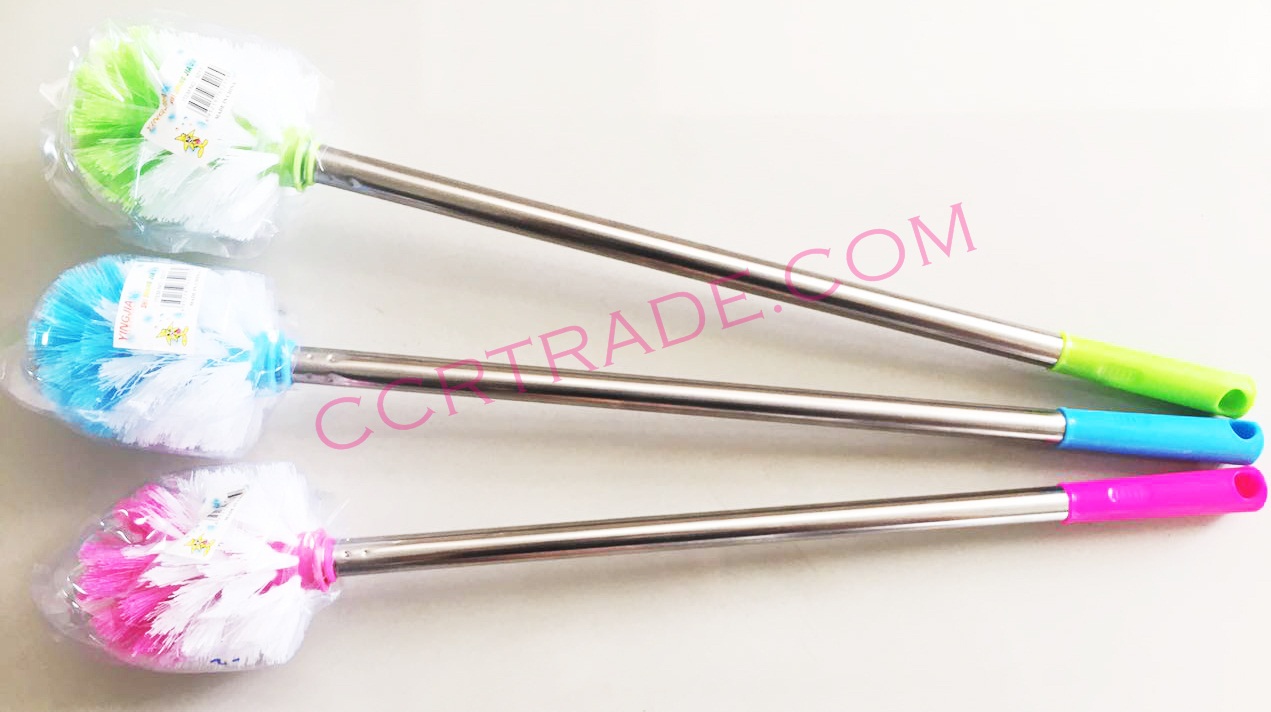 แปรงขัดห้องน้ำสีหวานด้ามเลส(กลม) 54 ซม.