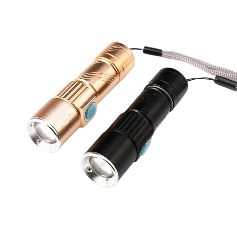 ไฟหน้าจักรยานแบบสว่างสูง gored ชาร์จ USB