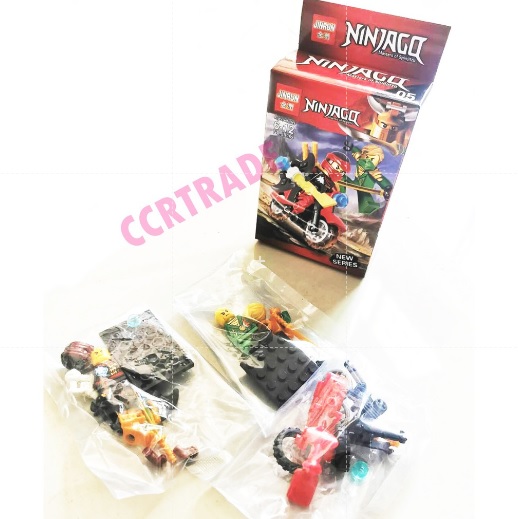 เลโก้นินจา+มอเตอร์ไซด์กล่องใหญ่ 33 ซม.(1x16)