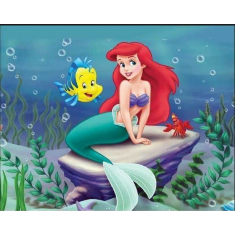 หวีนางเงือก หวีแอเรียล หวีกลิตเตอร์ หวีดิสนีย์ disneyพร้อมส่งจากไทย