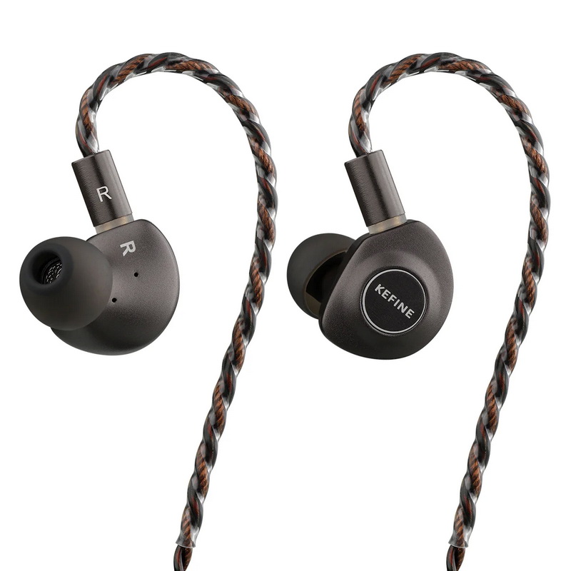 KEFINE Delci หูฟัง IEMs ไดรเวอร์ Dynamic 10 มม. ไดอะแฟรม DLC+PU ให้เสียงความละเอียดสูง ประกันศูนย์ไทย
