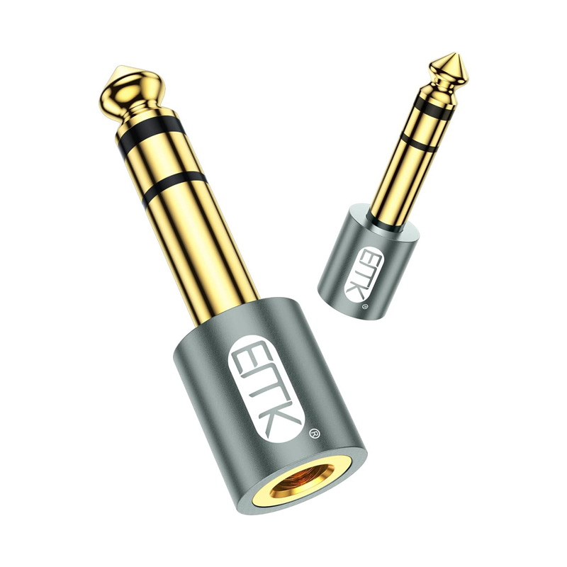 ERTK Grey Adapter แปลง 6.35 to 3.5mm สำหรับเครื่องเสียง ประกันศูนย์ไทย