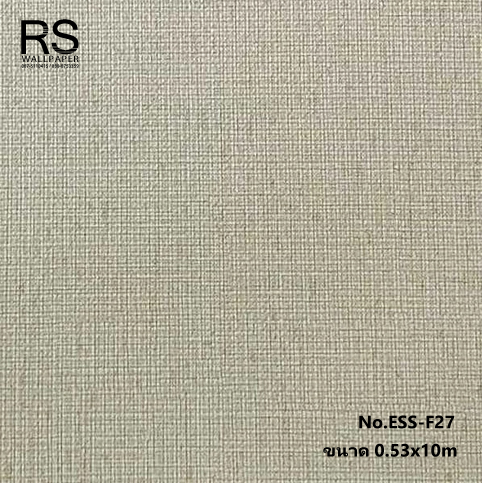 วอลเปเปอร์ลายผ้าสีเหลืองครีม ESS-F27