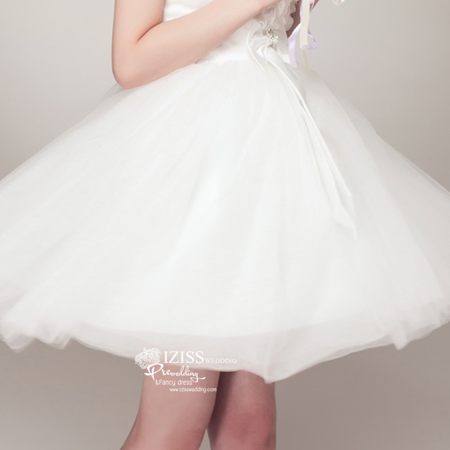 BR210 **พรีออเดอร์**ชุดแต่งงาน&ชุดเจ้าสาวแบบสั้นสีขาวเกรดพรีเมี่ยม หรูหราน่ารัก สวยโดดเด่นไม่ซ้ำใคร