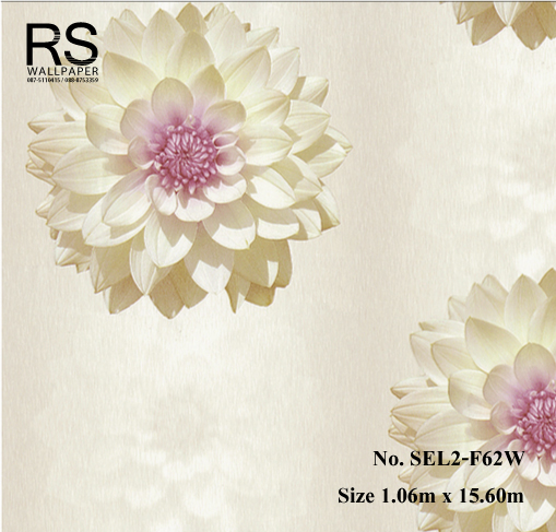 วอลเปเปอร์ลายดอกไม้ SEL2-F62W