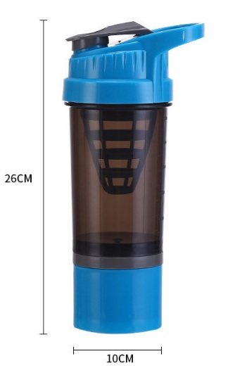 กระบอกเชคเกอร์ Shaker ผสมเวย์ หรือผสมผงอื่น เพียงเขย่าก็ผสมอย่างง่ายดาย