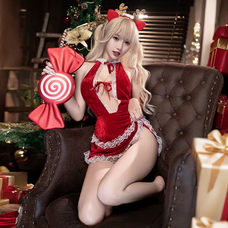 🎄ชุดคอสเพลย์คริสมาสแซนตี้ #6134