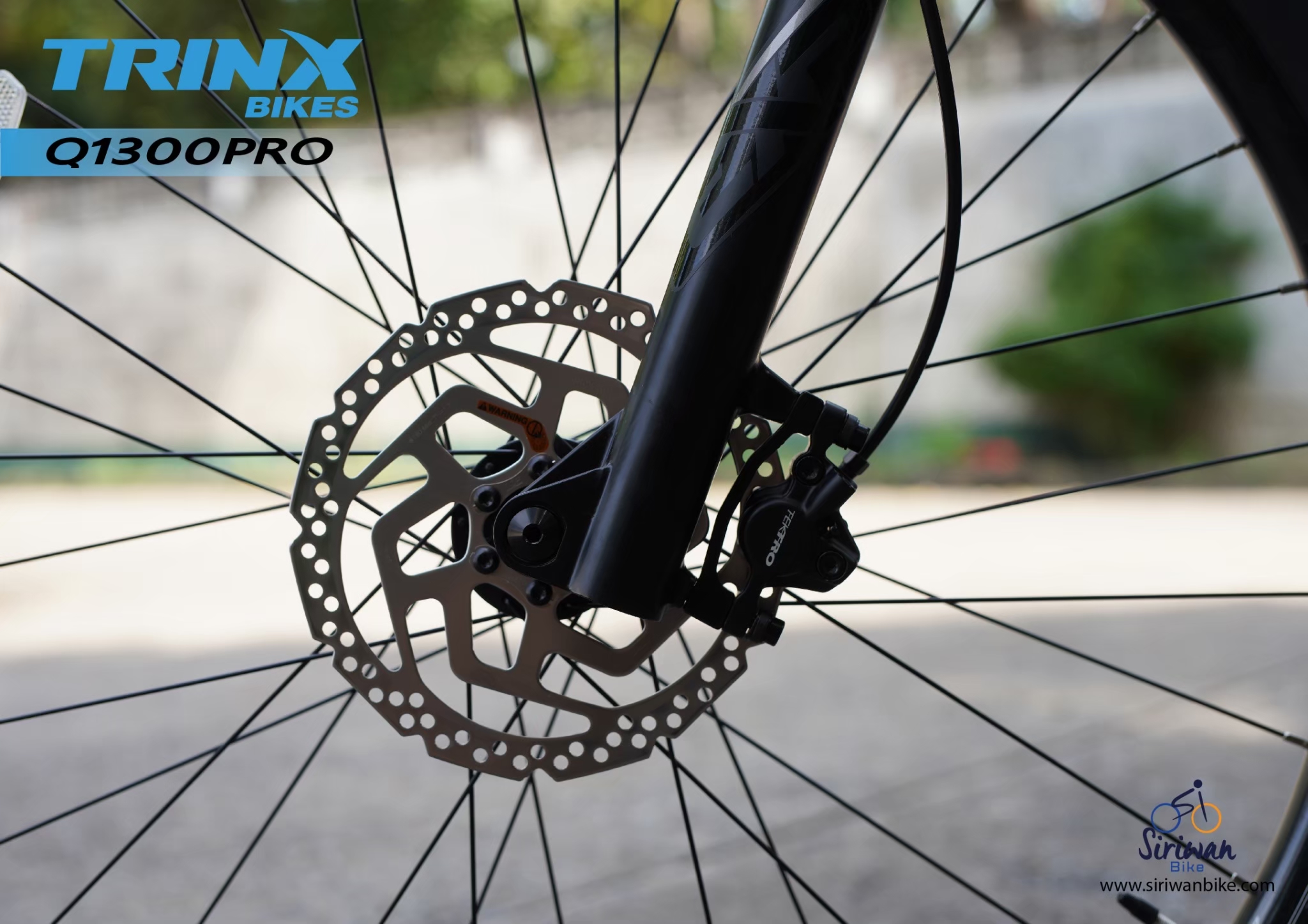 TRINX : Q1300 Pro เสือภูเขาเฟรมอลูมิเนียม ล้อ 29" Boost เกียร์ SRAM SX Eagle 12 สปีด โช้กลมรีโมท ดิสเบรกน้ำมัน Shimano ดุมแบริ่ง แกนสอด