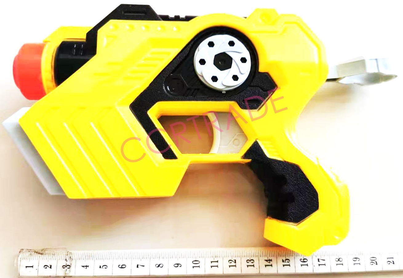 ปืนเนิร์ฟยิงกระสุนโฟม+เป้ากระป๋องกล่อง 22x34 ซม.(1x3)