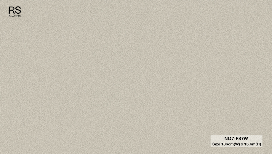 วอลเปเปอร์ สีน้ำตาลอ่อน NO7-F87W