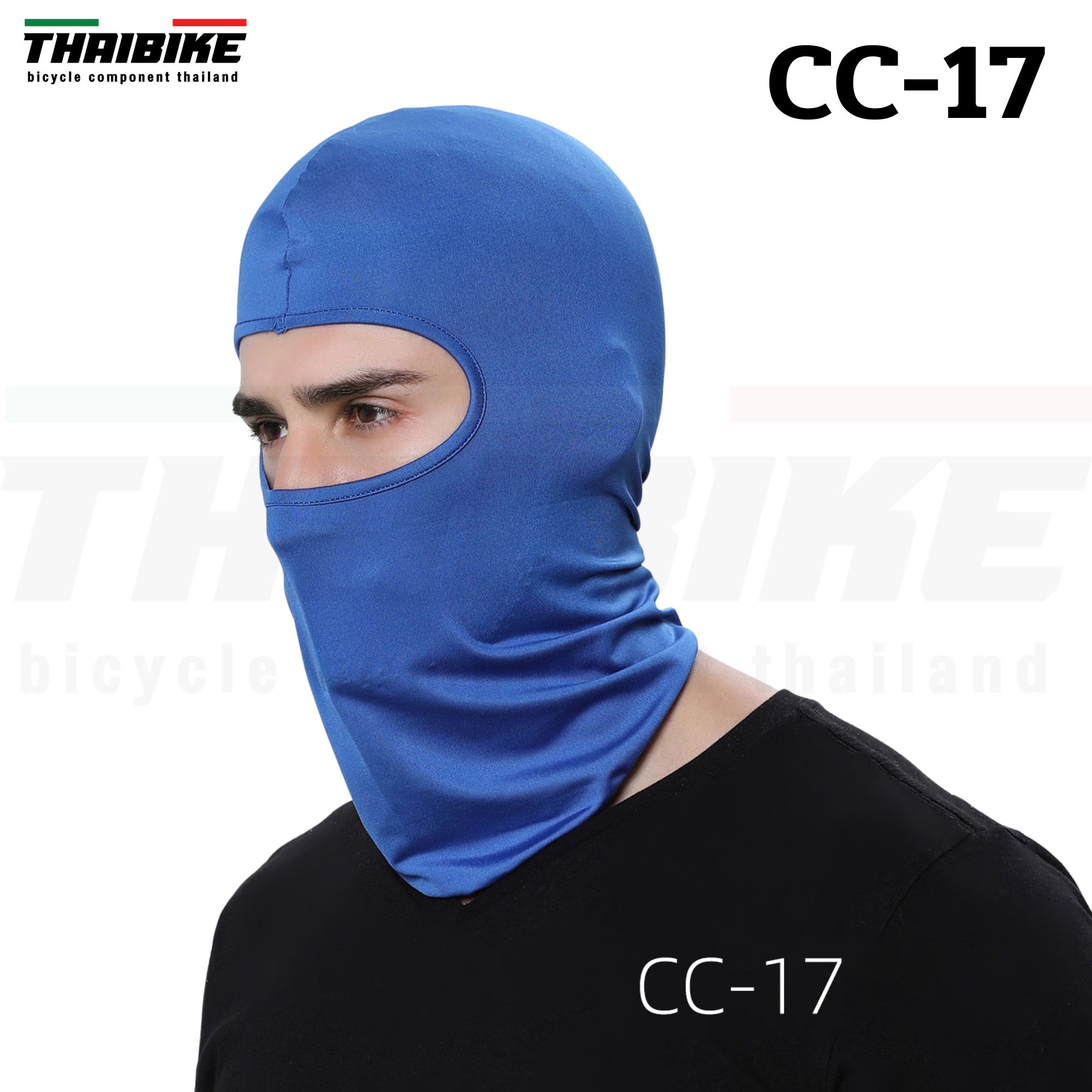 โม่งเต็มใบ ผ้าคลุมหัวกันเหงื่อ ปั่นจักรยาน ออกกำลังกาย ขี่มอเตอร์ไซต์ ผ้ารองหมวกกันน็อค THAIBIKE