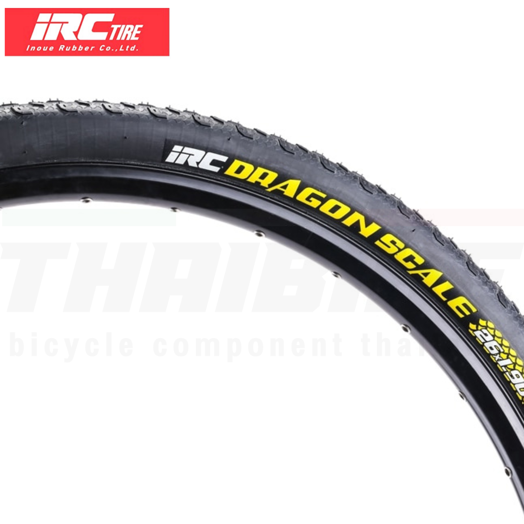 ยางนอกจักรยานเสือภูเขาขอบพับ รุ่นเบาพิเศษ IRC 26/27.51.9 29X1.95 SUPER LIGHT DRAGON SCALE