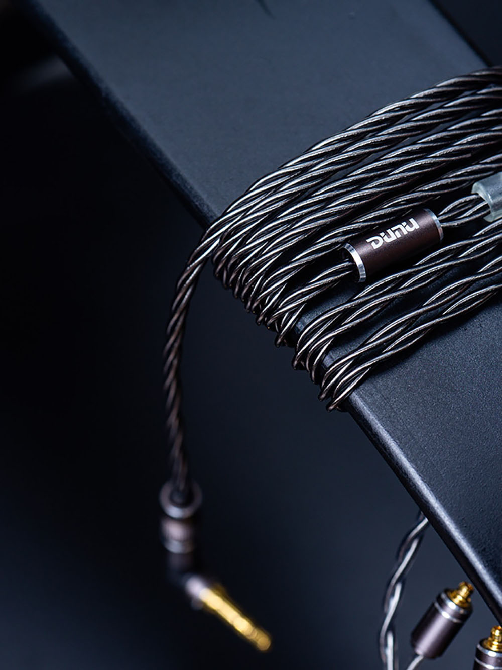 ขาย DUNU DUW-02 สายทองแดงชุบเงินถักความบริสุทธิ์สูง OCC แบบ Litz