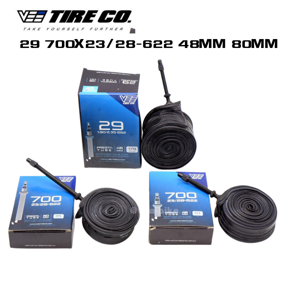 ยางในจักรยาน VEE TIRE CO ขนาด 29X1.90-2.35 700X23/28-622 48MM 80MM