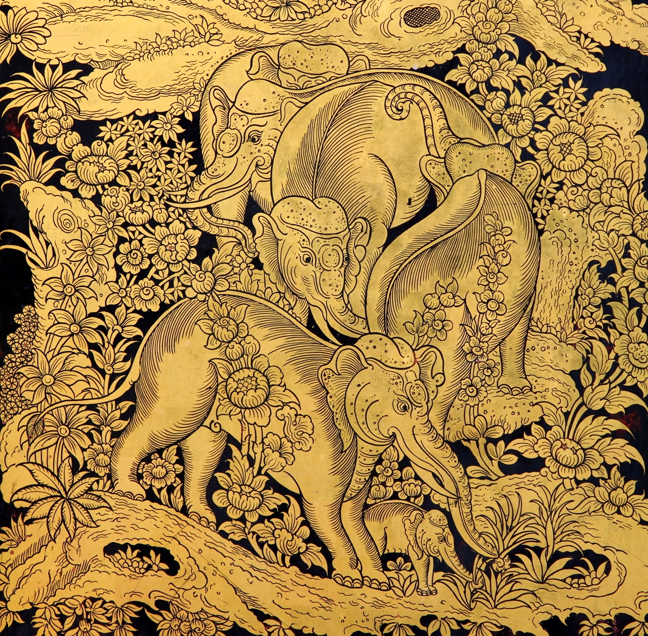 ภาพลายทอง