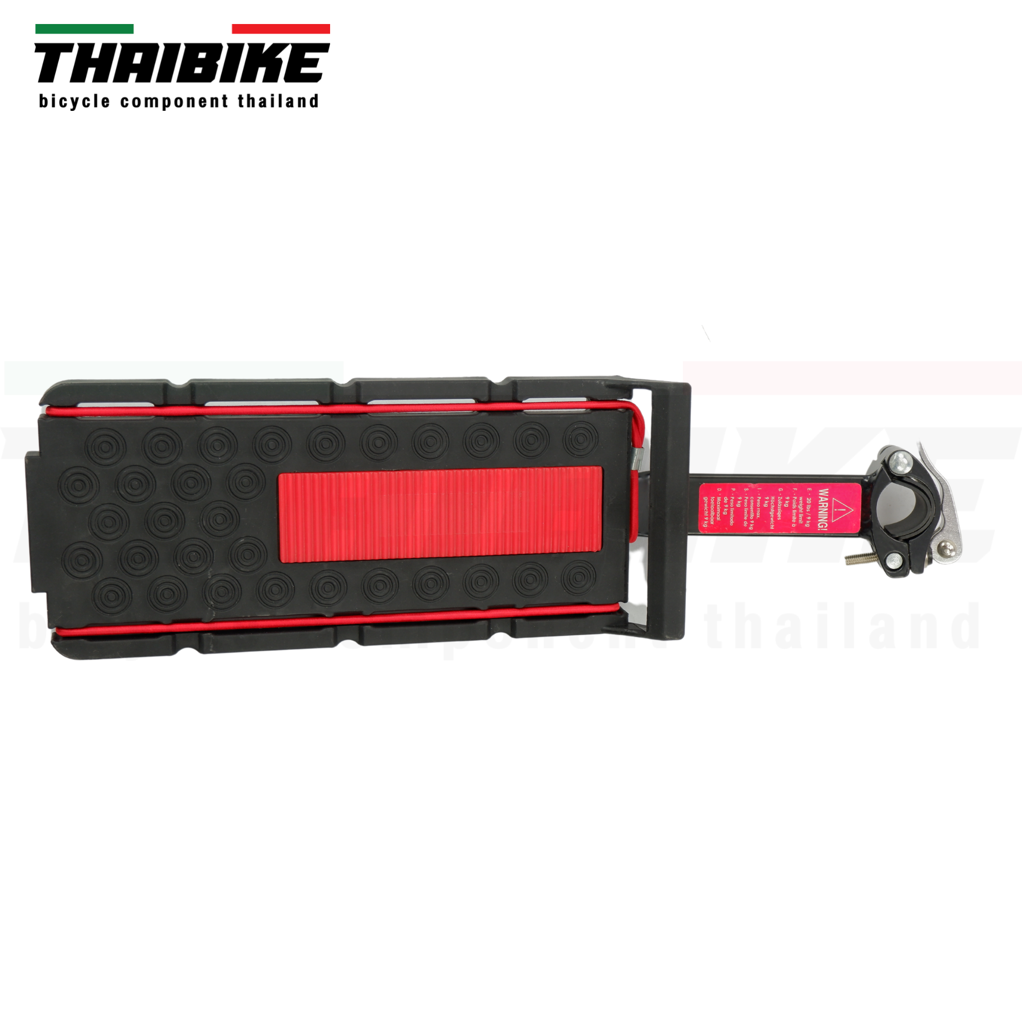 ตะแกรงหลังจักรยานปลดเร็ว TB02 พร้อมบังโคลนในตัว