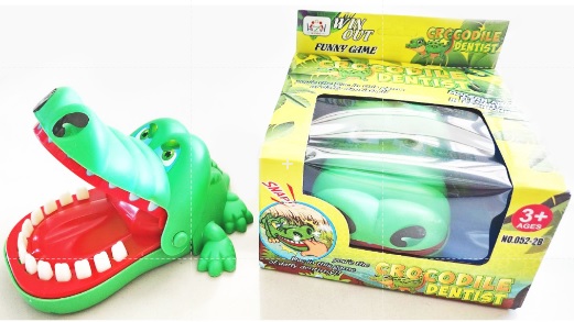 จระเข้เขียวจอมงับกล่อง 12x15.5 ซม.(1x3)