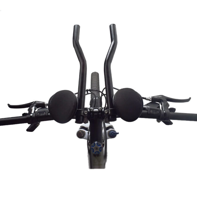 แอร์โร่บาร์ติดจักรยาน (aerobar) อลูมิเนียม THAIBIKE แบบตรง