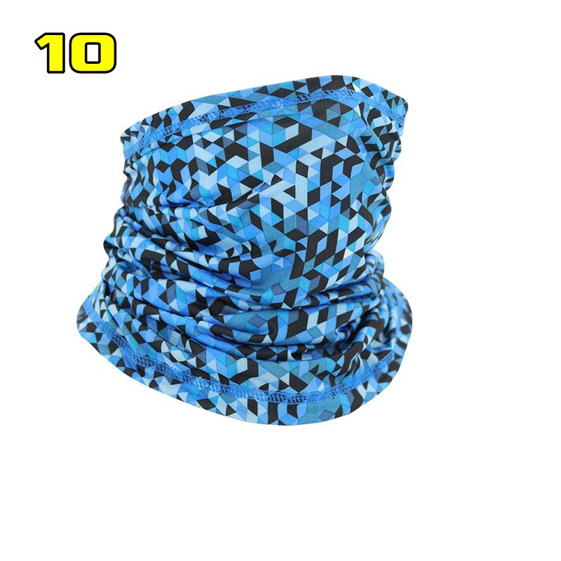 ปั่นจักรยาน ตกปลารุ่นเย็บขอบ ผ้าคลุมหัวทั้งใบ ผ้าบัฟแบบลาย กันแดด กันฝุ่น เช็ดเหงื่อ ผ้ากันเหงื่อ ลายสวย ลายพราง