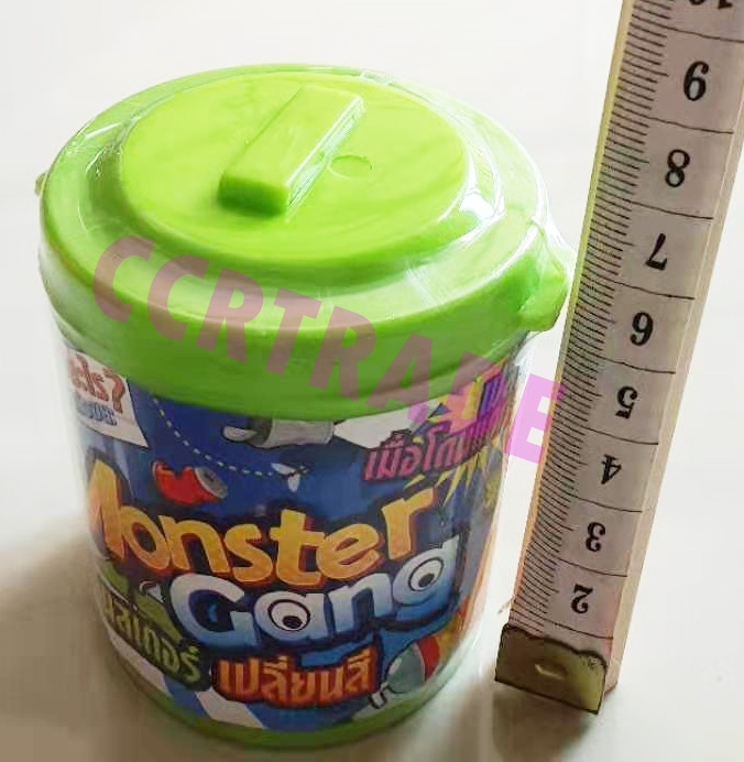 มอนสเตอร์ 2 ชิ้นเปลี่ยนสีกระปุก 6x7 ซม.