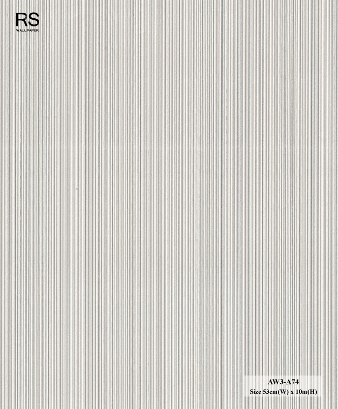 วอลเปเปอร์ลายเส้น สีฟ้าอมเทา AW3-A74