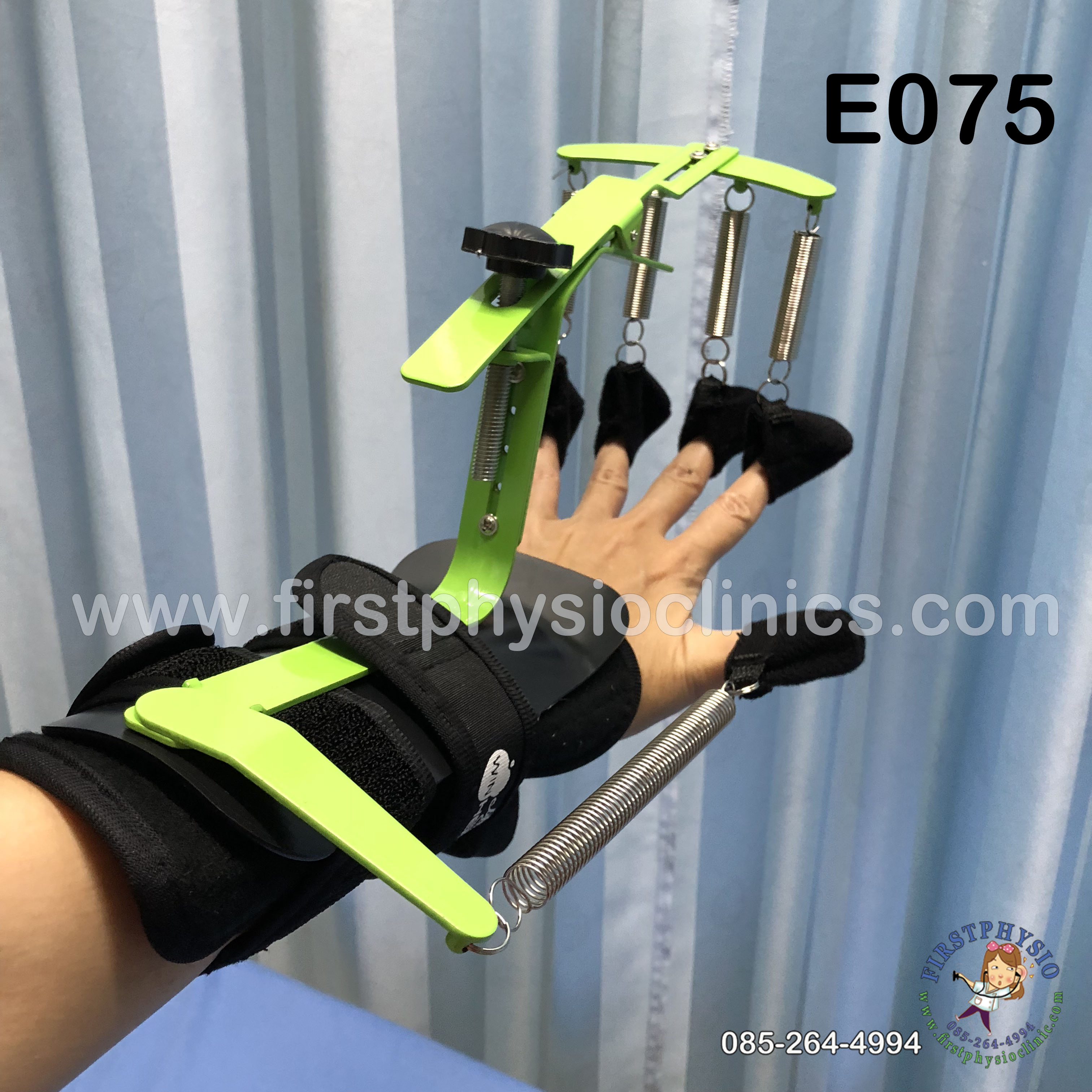 เครื่องบริหารนิ้วมือ/ อุปกรณ์ออกกำลังกายนิ้ว 5 นิ้ว ด้ามจับ แบบมีคานสปริง/ อุปกรณ์ฝึกความแข็งแรงของนิ้ว /อุปกรณ์ฝึกความยืดหยุ่นของนิ้ว/Wrist and finger dynamic