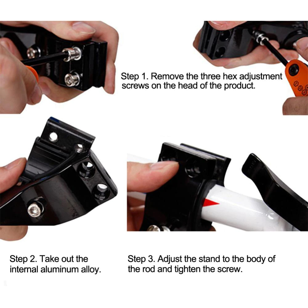 ขาตั้งจักรยานเสือหมอบ เสือภูเขาด้านข้างแบบปรับระดับได้ THAIBIKE รองรับล้อ 26/27.5/29 700C