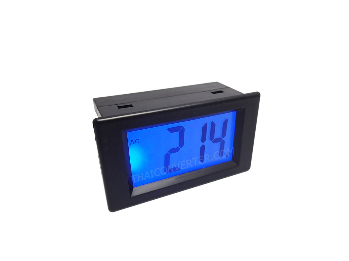 AC Digital Voltmeter 20-500V LCD with Blue Back-light