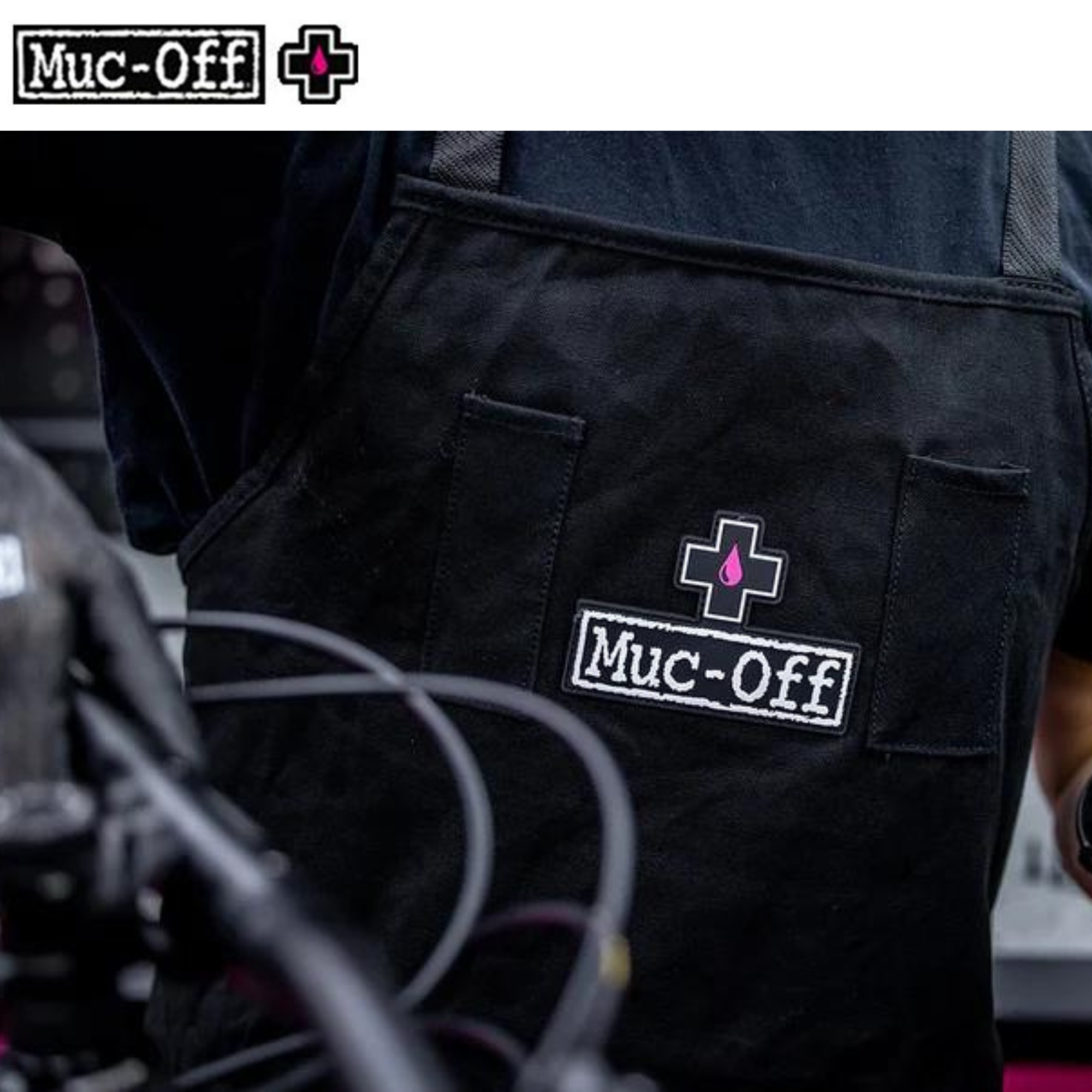 ผ้ากันเปื้อนสำหรับช่างจักรยานยี่ห้อ Muc-off