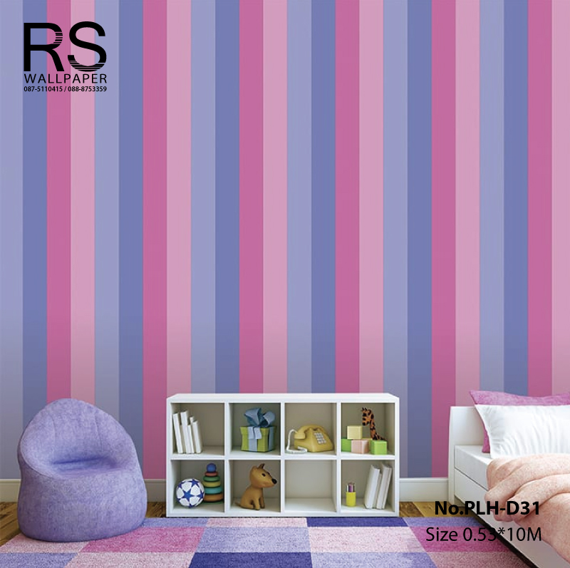 วอลเปเปอร์ ลายทาง 4 สี No.PLH-D31