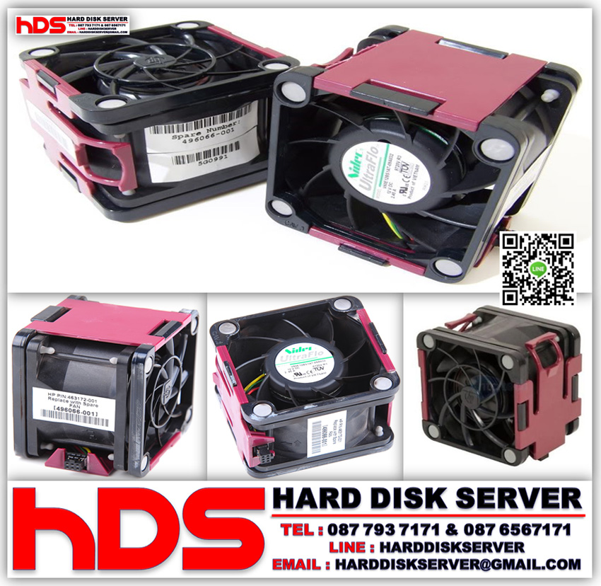 496066-001 HP Hot Plug Fan for HP ProLiant DL380 G6 G7