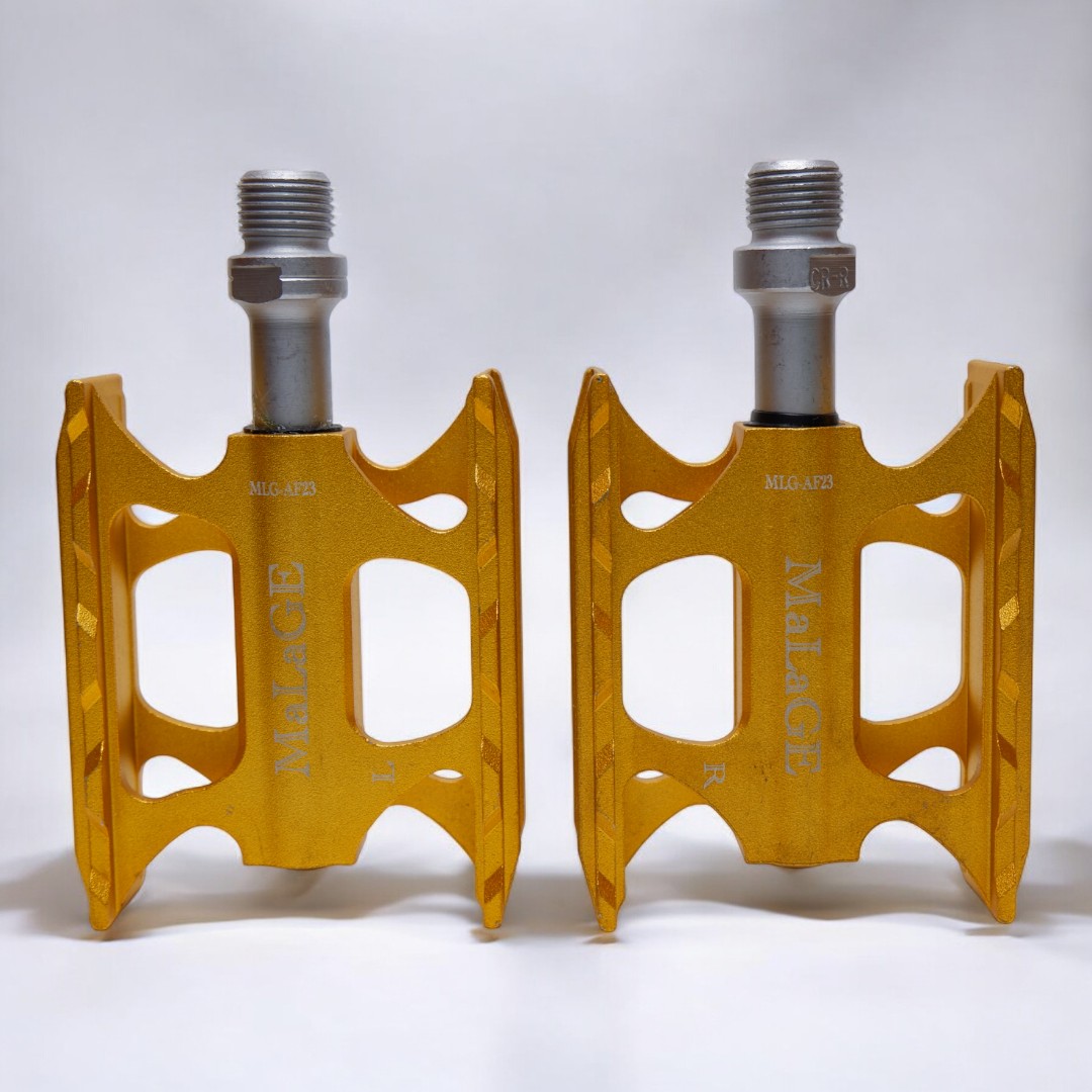 🚴♂️ บันไดจักรยาน MALAGEAF23 – อะลูมิเนียมCNCน้ำหนักเบา หมุนลื่นเกาะเท้าแน่นทุกทาง