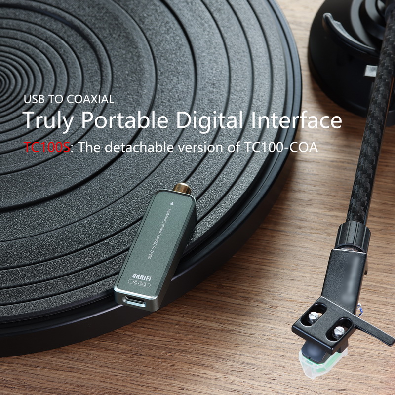 DD TC100S อินเทอร์เฟซดิจิตอล TypeC เป็น RCA Coaxial