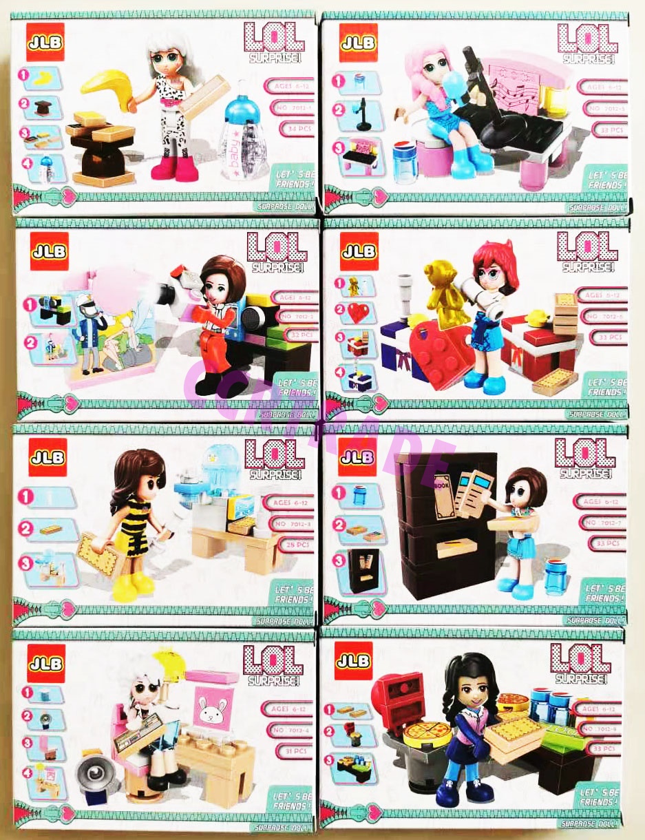 เลโก้บาร์บี้ LOL กล่องใหญ่ 10.5x16 ซม.