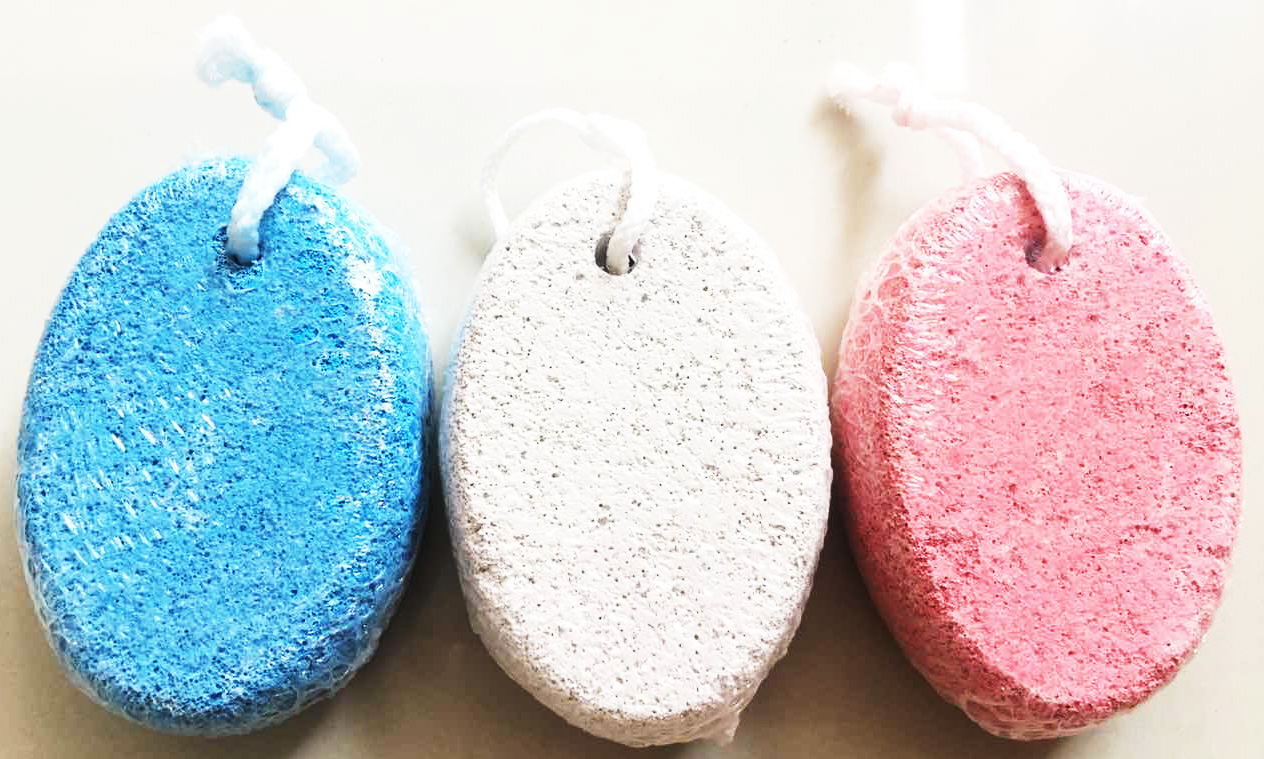 หินขัดเท้าหน้าเรียบสีหวาน 9.5 ซม.