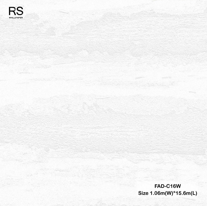 วอลเปเปอร์ลายคอนกรีต สีขาวอมเทา FAD-C16W