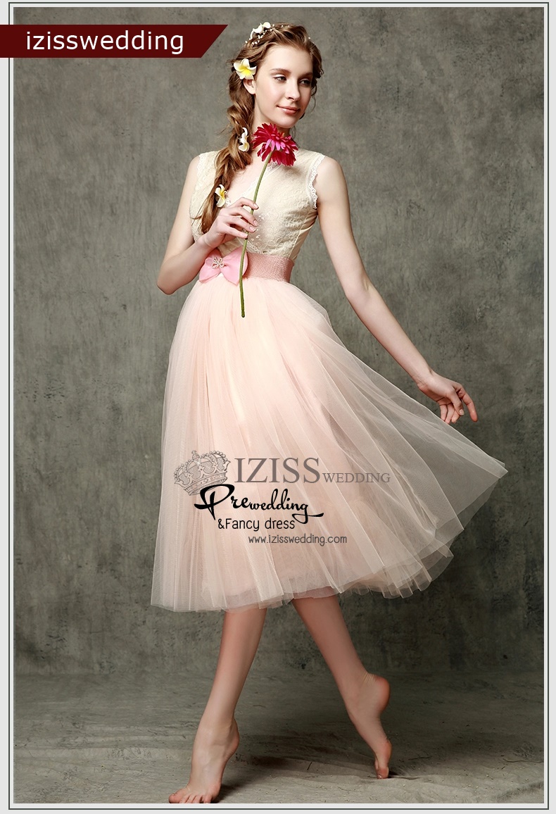 ฺBM0105 - พรีออเดอร์ ชุดเพื่อนเจ้าสาวราตรียาวสีครีม กระโปรงผ้ามุ้งสีหวานพาสเทล น่ารักมากๆค่ะ