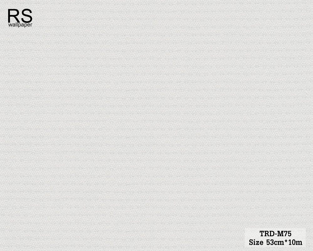 วอลเปเปอร์ สไตล์โมเดิร์น ลายตาข่ายเล็ก สีขาว TRD-M75