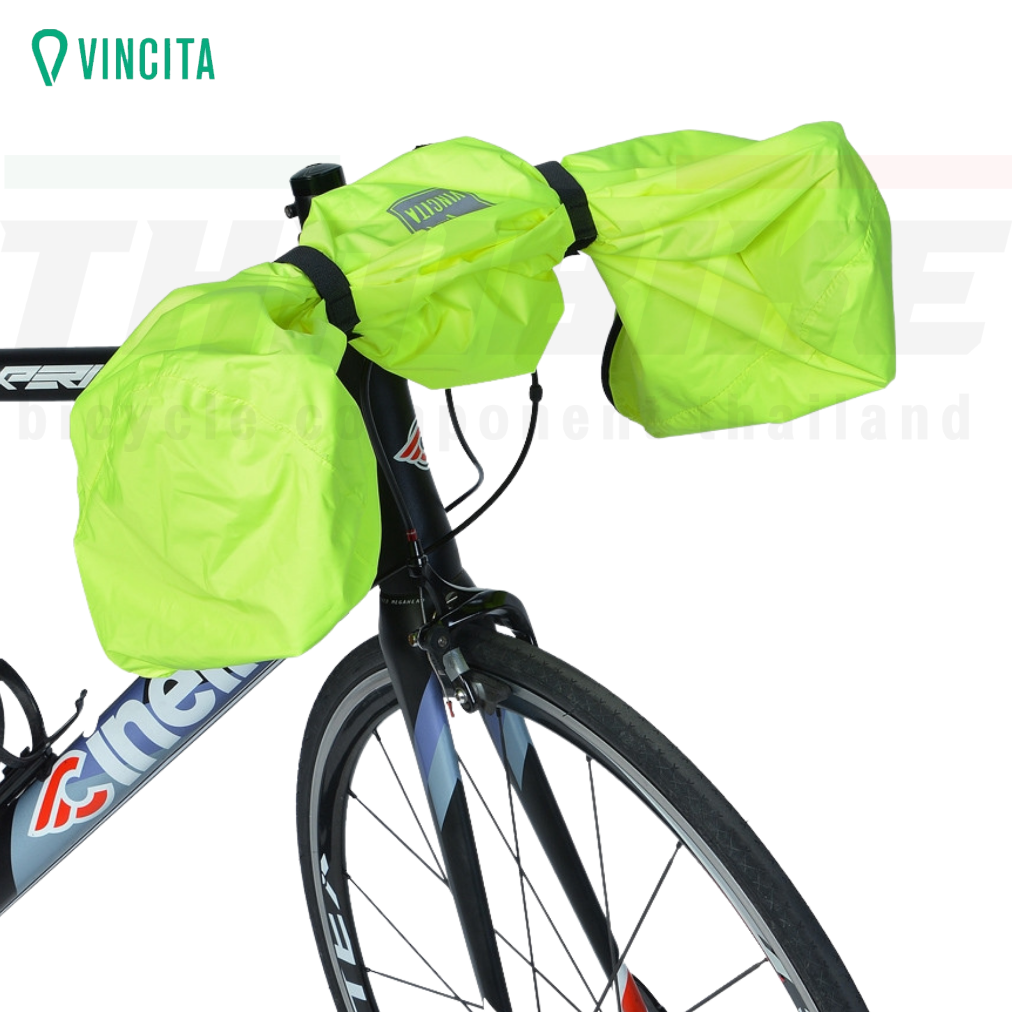 ผ้าคลุมแฮนด์จักรยานกันฝนสำหรับ เสือหมอบ VINCITA RC02