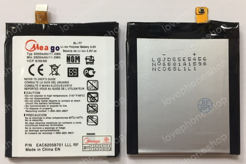 แบตเตอรี่ มอก. Meago สำหรับ LG รุ่น G2 (D800,D801,D802,LS980,VS980) รหัส BL-T7 ส่งฟรี!!