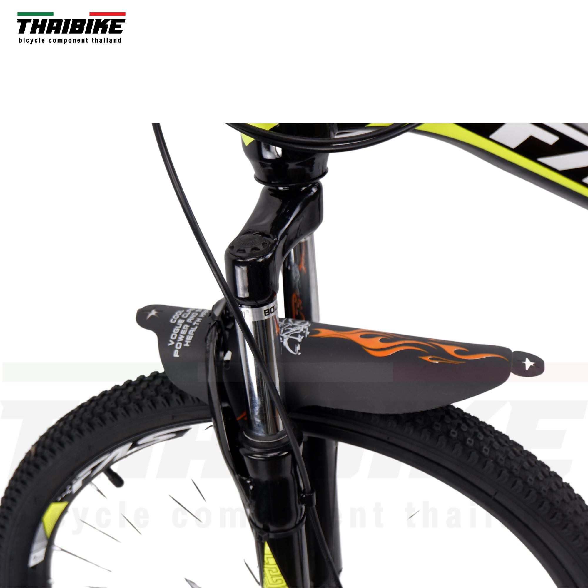 แผ่นบังโคลนหน้า ติดจักรยาน