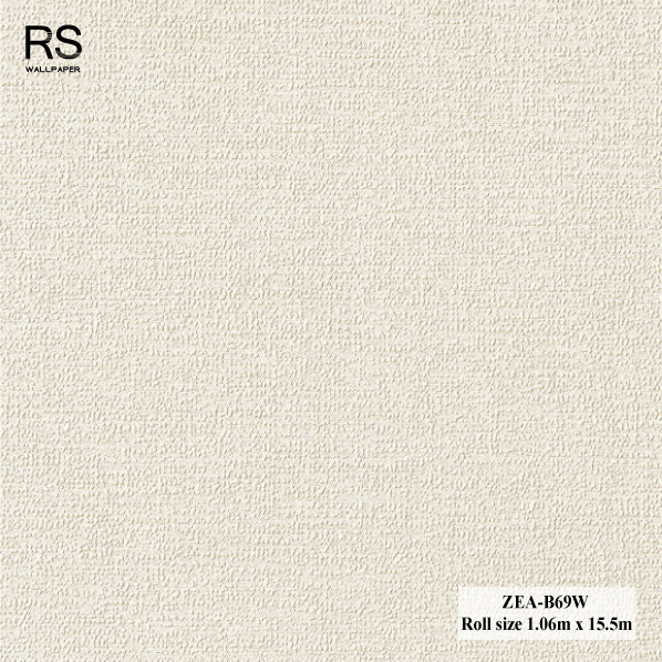 วอลเปเปอร์ลายผ้า พื้นสีเทาอ่อน ZEA-B69W