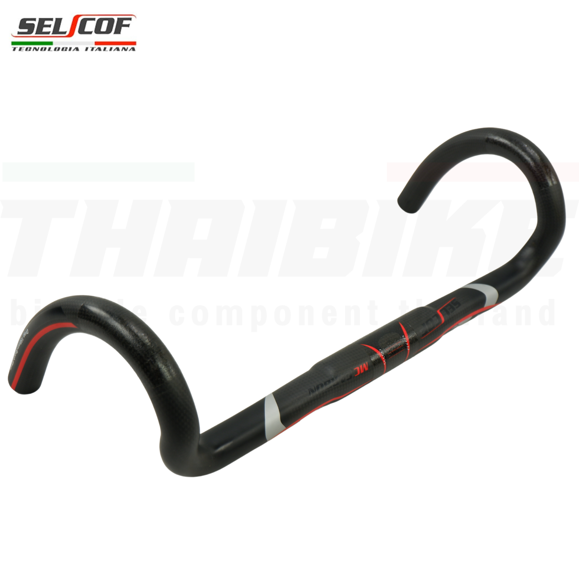 แฮนด์จักรยานเสือหมอบฟูลคาร์บอน SELCOF MC CARBON