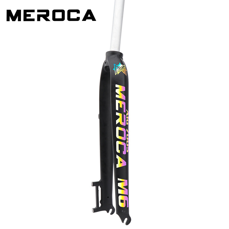 ตะเกียบจักรยานอลูมิเนียม MEROCA M6 ultra light hard fork M6 รองรับ 26/27.5/29 นิ้ว