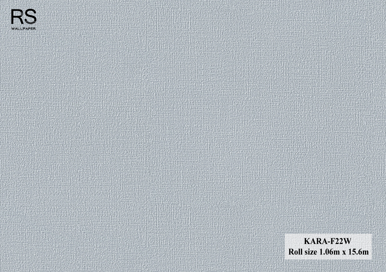วอลเปเปอร์ สีเทาเข้มอมฟ้า KARA-F22W