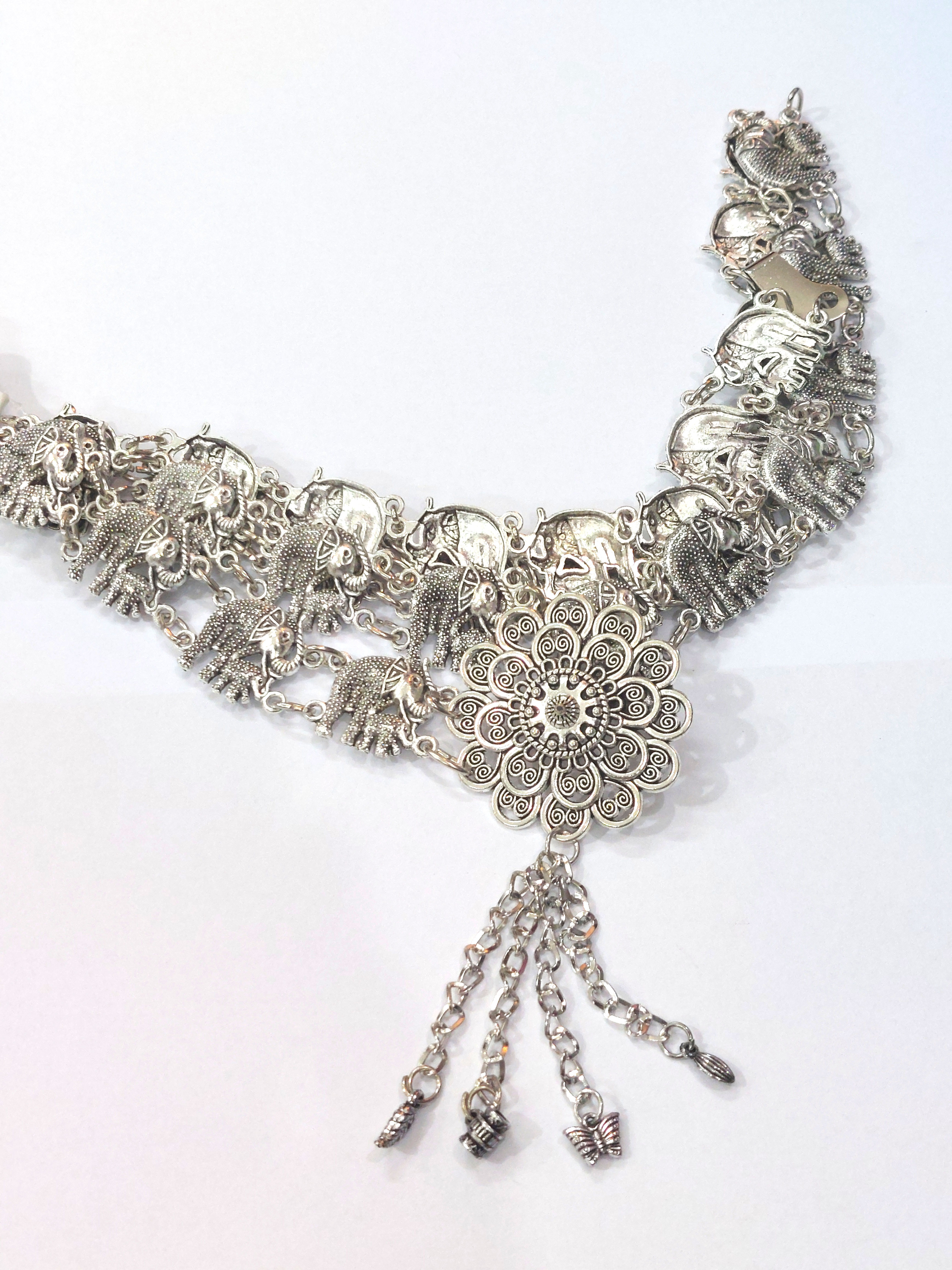 เข็มขัดโลหะสีเงินรมดำ #เข็มขัดโลหะ #เข็มขัดโหละโซ่ #เข็มขัดลาว #เข็มขัดใส่กับผ้าซิ่น #เข็มขัดใส่กับกับผ้าไทย