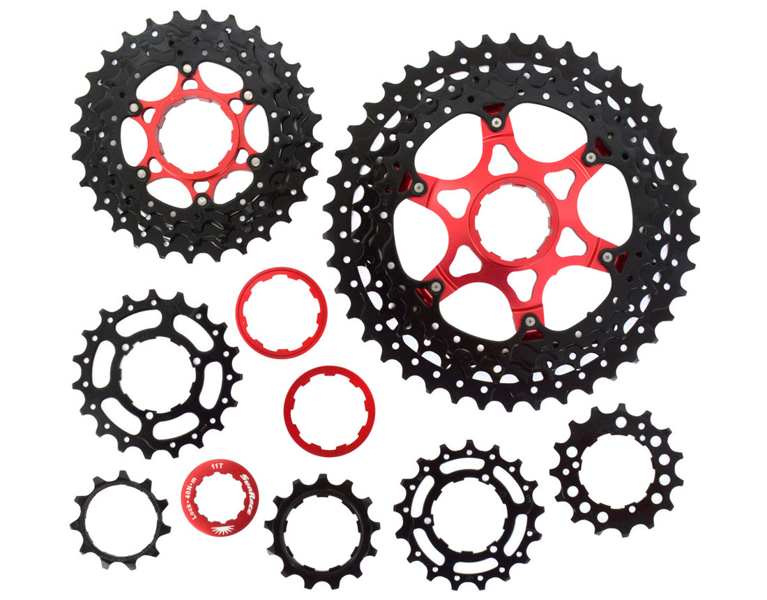 เฟืองจักรยาน SUNRACE 11 speed รุ่น MX8 11-42T ตัว top