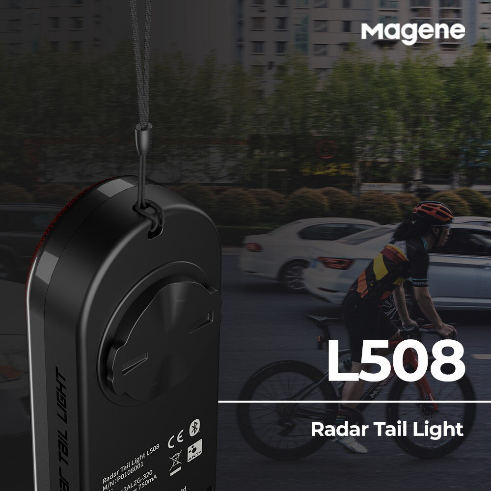 ไฟท้ายจักรยานตัว TOP Magene L508 Radar Tail Light มาพร้อมเรดาร์แจ้งเตือนรถยนต์จากด้านหลัง