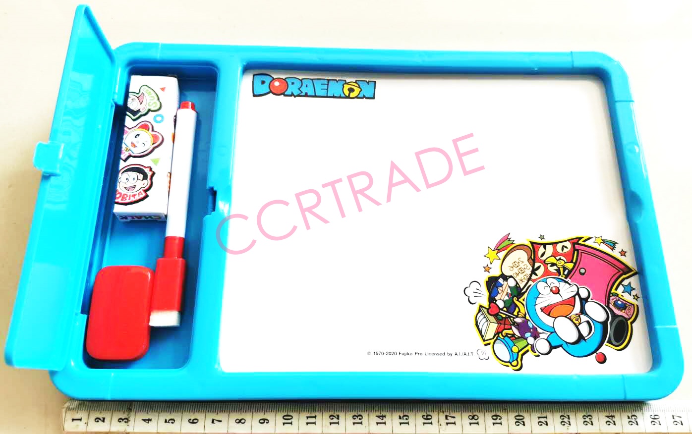 กระดานโดราเอม่อน 2 in 1 ถุง PVC 17x27 ซม.(ลิขสิทธิ์แท้)(1x3)